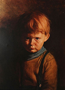 Тайна проклятой картины "Плачущего Мальчика".